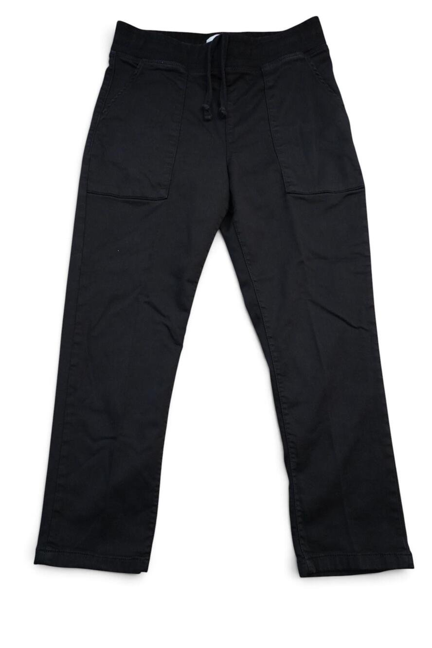 DUER No Sweat Relaxed Taper Pant Mens Medium Black Stretch Drawstring Pockets